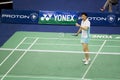 Women's Singles Badminton - Mi Zhou Royalty Free Stock Photo
