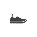 Women`s sport shoe vector icon