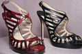 Women's Stylish High Heel Shoes Royalty Free Stock Photo