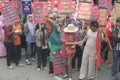 The Women's Traditional Market Vendors Conduct Demonstration Soekarno Sukoharjo