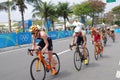 Women`s triathlon at Rio2016 Royalty Free Stock Photo