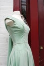 Women's vintage green dress