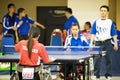 Women's Wheelchair Table Tennis Action