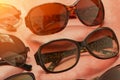 Women`s wintage sunglasses and quality lenses made from the fine