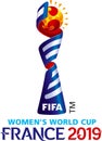 Women`s world cup france 2019 Royalty Free Stock Photo