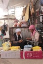 Women selling Kurut