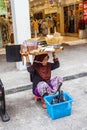 Women selling satay on Jalan Malioboro, Jogjakarta, Indonesia.