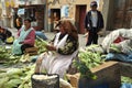 Women selling on the street of La Paz.