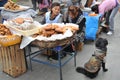 Women selling on the street of La Paz.