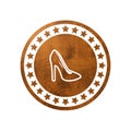 Women shoes,best 3D illustration,best sign and icon Royalty Free Stock Photo