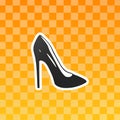 Women shoes,best 3D illustration,best sign and icon Royalty Free Stock Photo