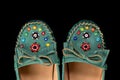 Women Shoes Decorated with Beads