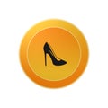 Women shoes,icon,sign,best 3D illustration Royalty Free Stock Photo