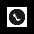 Women shoes icon,sing,illustration Royalty Free Stock Photo