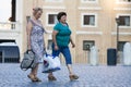 Women and shopping bag Royalty Free Stock Photo