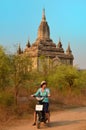 Women in Shwesandaw Pagoda in Burma