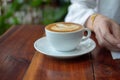 Women sitting in coffee shop for drink in coffee time Royalty Free Stock Photo