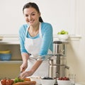 Women Slicing Produce