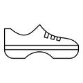 Women sneakers icon, outline style