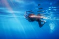 Women Snorkeling in the Tropical Sea, Underwater Women