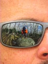 Taking picture of my reflection on sunglasses