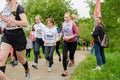 Women start running competitions among senior athletes