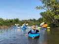 Row, row, row your boat...er, kayaks.