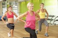 Women Taking Part In Gym Fitness Class Royalty Free Stock Photo