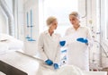 Women technologists working at ice cream factory