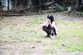 Women to pour ceremonial water slowly onto the ground