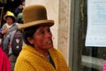 Women in traditional bolivian hat