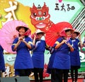 Women in Traditional Chinese Hakka Costumes