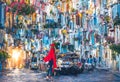 Women travelers happy is traveling and photographing the beauty of the city and the beach in his holidays During at vacation time