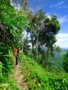 Women trekking