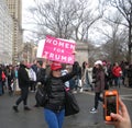 Women For Trump, Women`s March, NYC, NY, USA