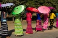 Women and umbrellas