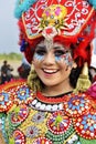 Women using carnaval costum