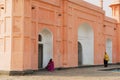 Women visit mausoleum of Bibipari in Lalbagh fort in Dhaka, Bangladesh.