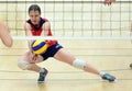 Women volleyball action