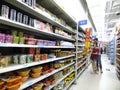 Women in WAL-MART supermarket shopping