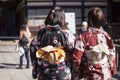 Women are wearing kimono Royalty Free Stock Photo