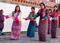 Traditional festival in Bumthang, Bhutan