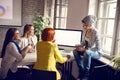 Women at work in office Royalty Free Stock Photo