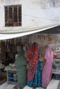 Womenat the market in India