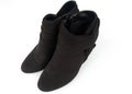 Womens black booties short boots fashion