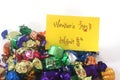 Womens day chocolates Royalty Free Stock Photo