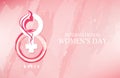 Womens Day Template Royalty Free Stock Photo
