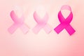 Pink ribbon Royalty Free Stock Photo