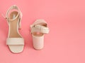 Womens high heels sandals Royalty Free Stock Photo