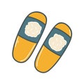 Womens house shoes clip art